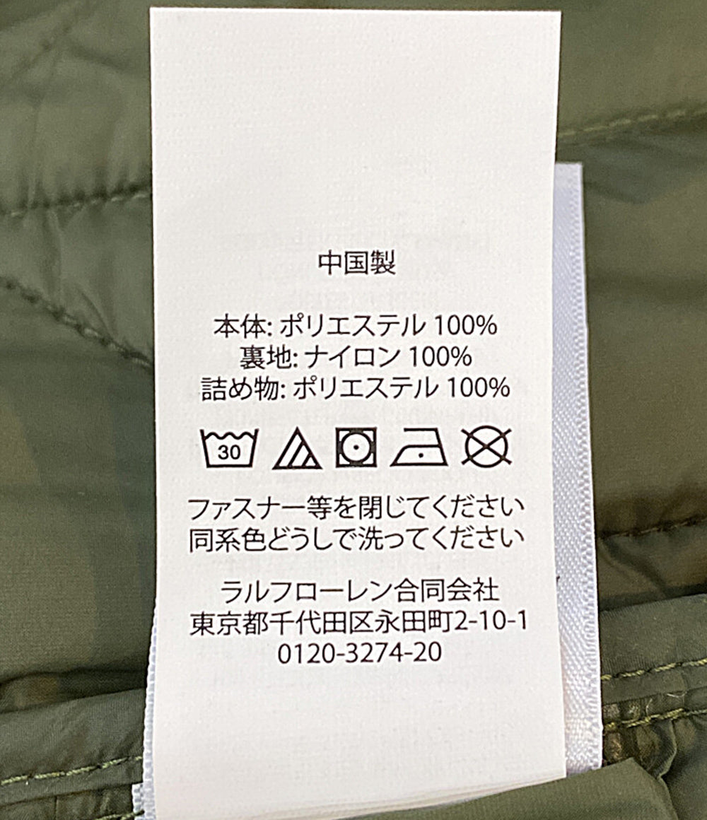 美品 POLO RALPH LAUREN 中綿ジャケット GHENT キルテッド OLIVE メンズ SIZE L ポロ・ラルフローレン