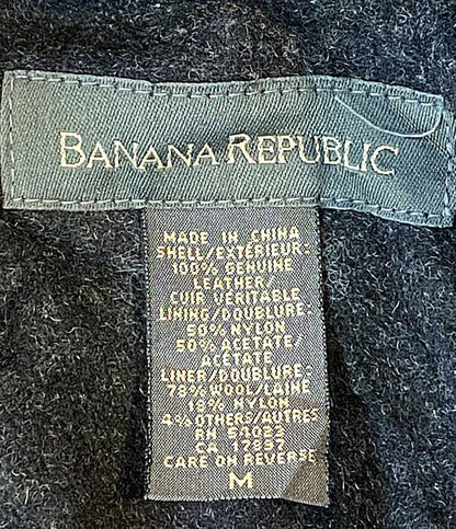 BANANA REPUBLIC コート シープスキン ブラック 90s レディース SIZE M バナナリパブリック