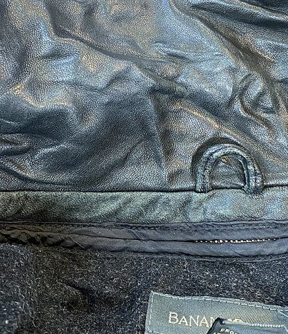 BANANA REPUBLIC コート シープスキン ブラック 90s レディース SIZE M バナナリパブリック
