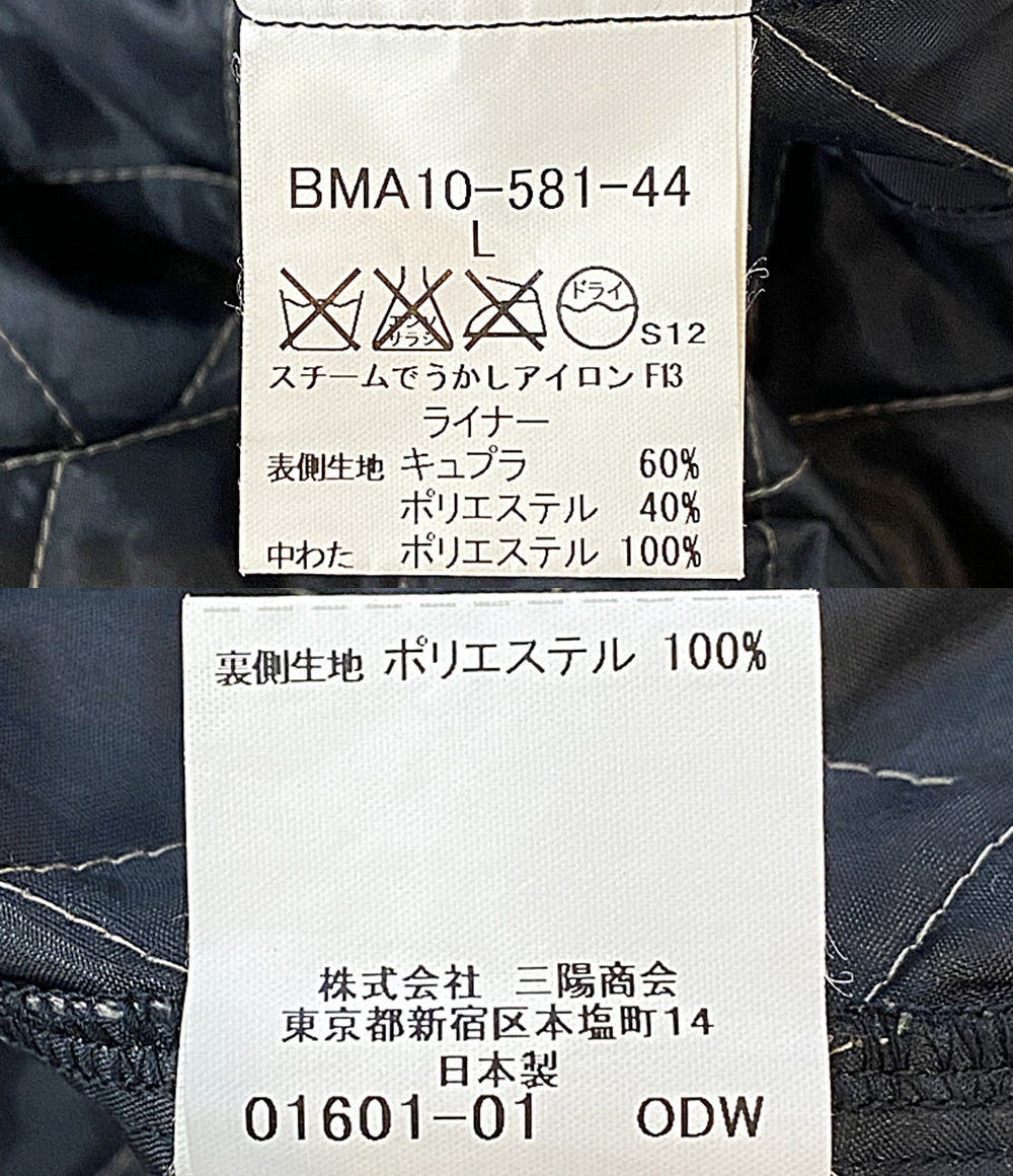 BURBERRY BLACK LABEL トレンチコート ノバチェック BMA10-581-44 日本製 BMA10-581-44 メンズ SIZE L バーバリーブラックレーベル