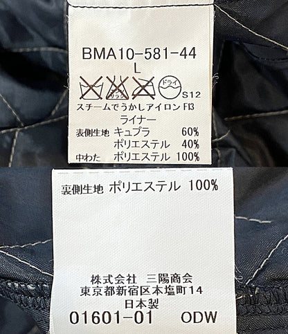 BURBERRY BLACK LABEL トレンチコート ノバチェック BMA10-581-44 日本製 BMA10-581-44 メンズ SIZE L バーバリーブラックレーベル