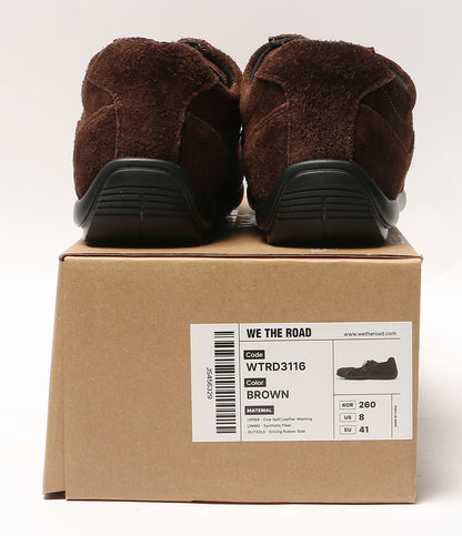美品 we the road ウィーザロード スニーカー ブラウン スウェード wtrd3116 メンズ SIZE 8