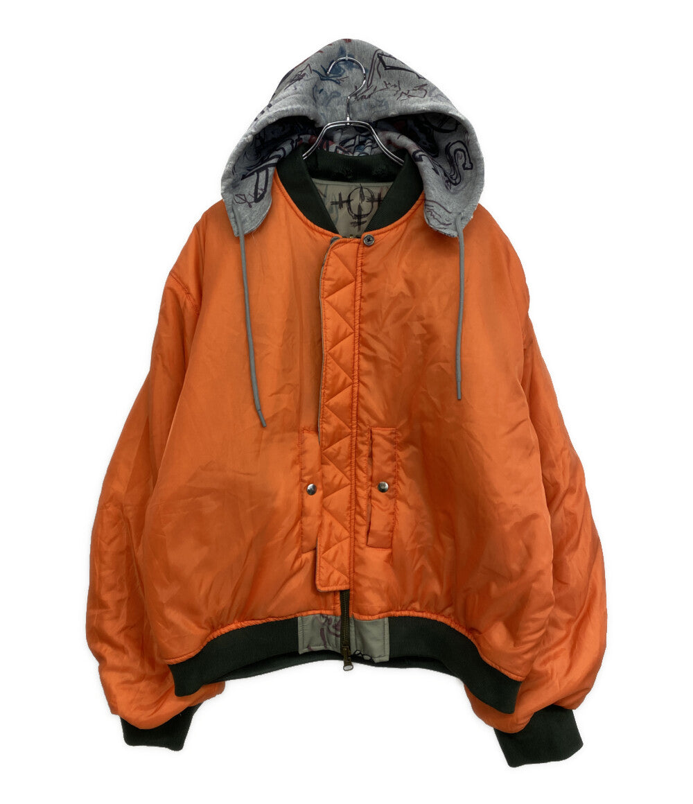 美品 MOWALOLA モワローラ ジャケット GRAFFITI BOMBER メンズ SIZE XL