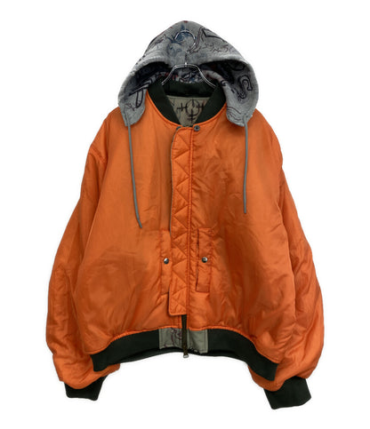 美品 MOWALOLA モワローラ ジャケット GRAFFITI BOMBER メンズ SIZE XL