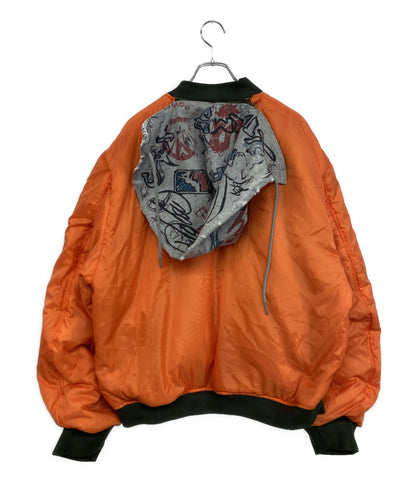 美品 MOWALOLA モワローラ ジャケット GRAFFITI BOMBER メンズ SIZE XL