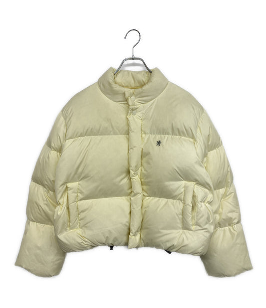 GYMPHLEX ダウンジャケット yellow ダウン KW52-119-02 レディース SIZE 14 ジムフレックス