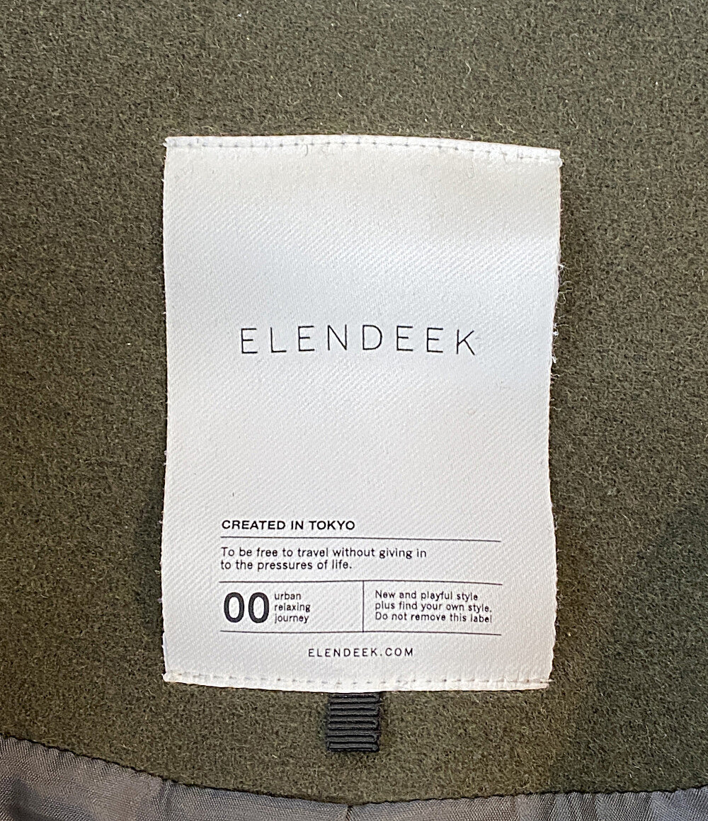 ELENDEEK エレンディーク コート カーキ ウエストベルト 512060010301-01 レディース SIZE 01