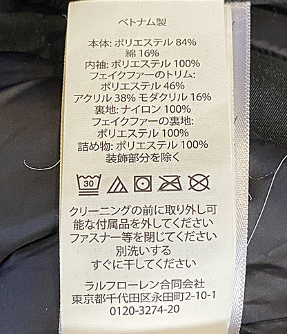 RLX RALPH LAUREN ダウンジャケット FAUX FUR TRIM WATER REPELLENT PARKA メンズ SIZE S アールエルエックス ラルフローレン