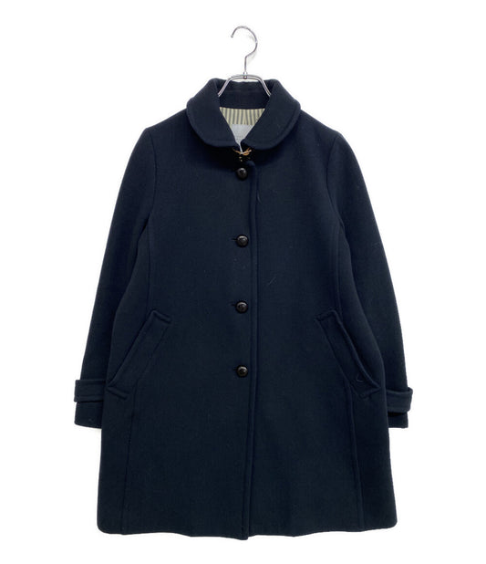 MACKINTOSH PHILOSOPHY コート ネイビー メルトン クルミボタン チンスト H5B18-673-29 レディース SIZE 40 マッキントッシュフィロソフィー