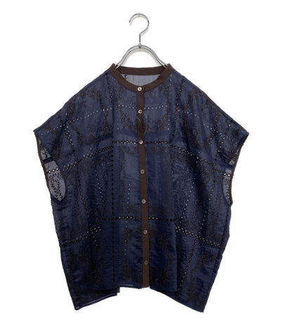 美品 SHIPS any シップス エニィ ノースリーブシャツ 26SS 721-14-0098 レディース SIZE O/S
