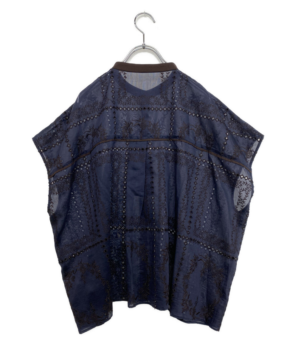 美品 SHIPS any シップス エニィ ノースリーブシャツ 26SS 721-14-0098 レディース SIZE O/S