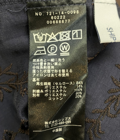 美品 SHIPS any シップス エニィ ノースリーブシャツ 26SS 721-14-0098 レディース SIZE O/S