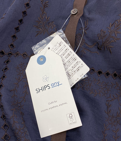 美品 SHIPS any シップス エニィ ノースリーブシャツ 26SS 721-14-0098 レディース SIZE O/S