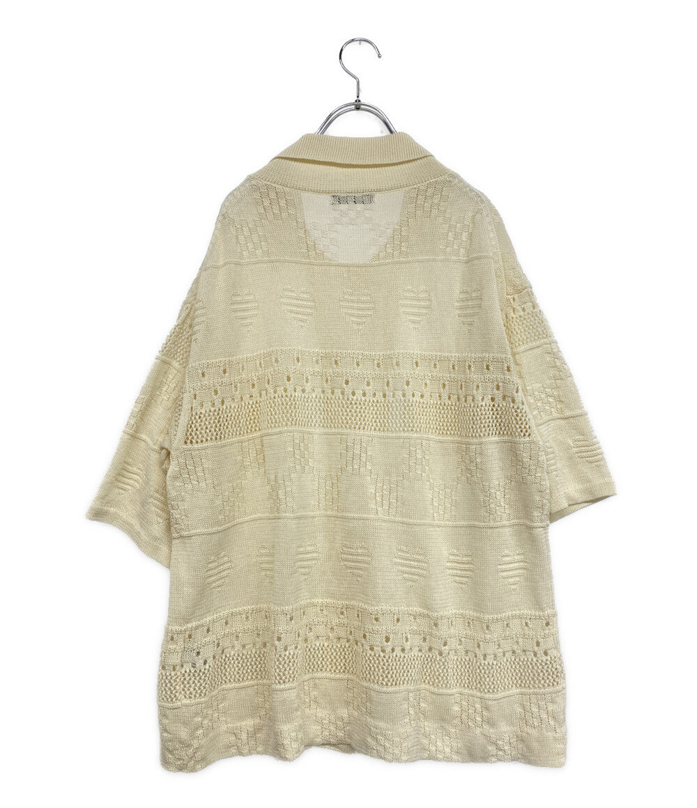 NKNIT ニット cotton 生成り サマーニット 22SS-005 メンズ SIZE