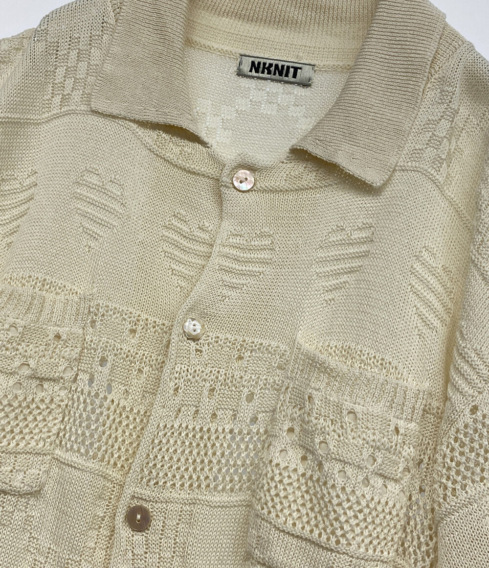 NKNIT ニット cotton 生成り サマーニット 22SS-005 メンズ SIZE - ンニット
