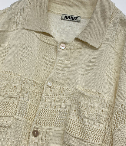 NKNIT ニット cotton 生成り サマーニット 22SS-005 メンズ SIZE - ンニット