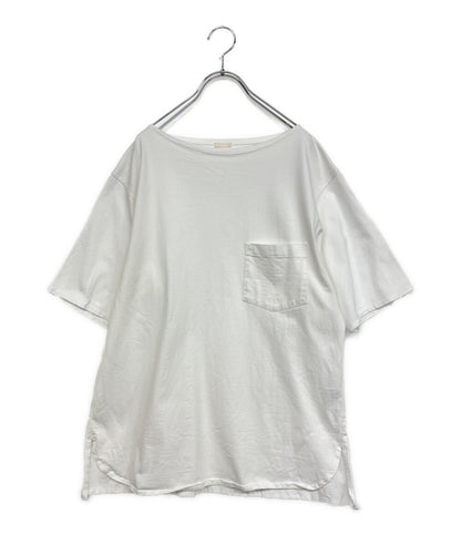 COMOLI 半袖Ｔシャツ ボートネック k01-05002 ホワイト メンズ SIZE 1 コモリ