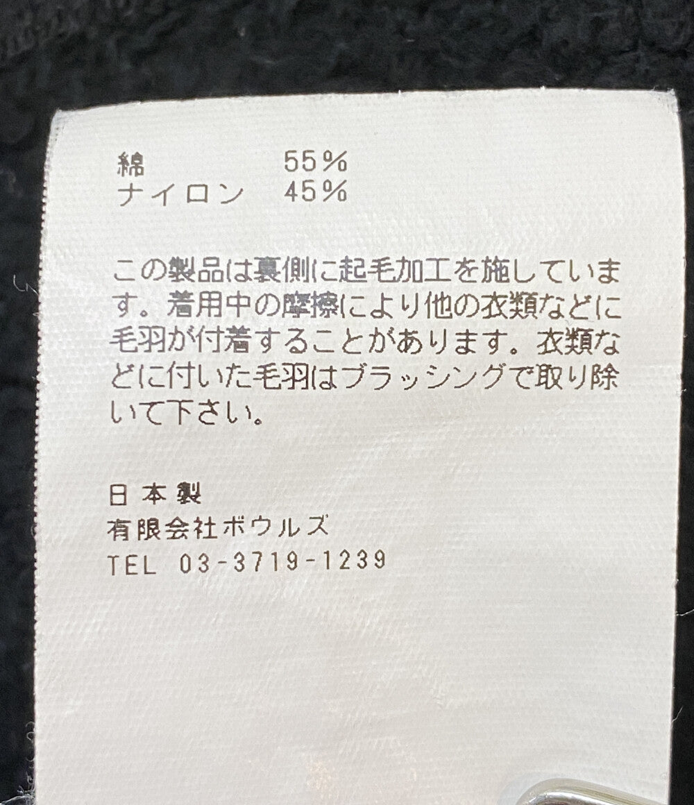 HYKE スウェット ブラック 裏起毛 レディース SIZE 2 ハイク