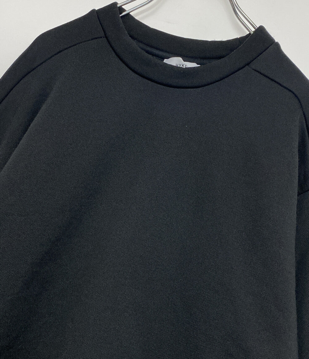 HYKE スウェット ブラック 裏起毛 レディース SIZE 2 ハイク