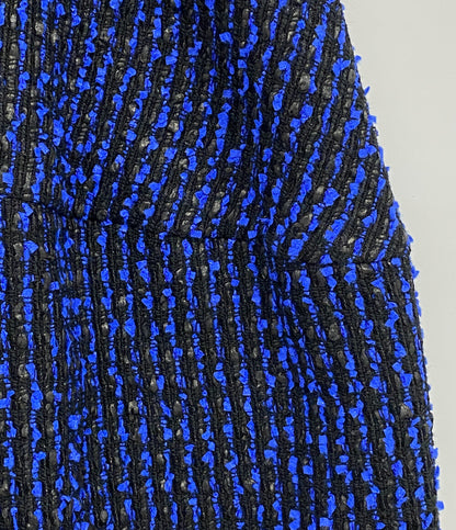 美品 YOKO CHAN ノースリーブワンピース ツイード 切り返し YCD-215-182 レディース SIZE 36 ヨーコチャン
