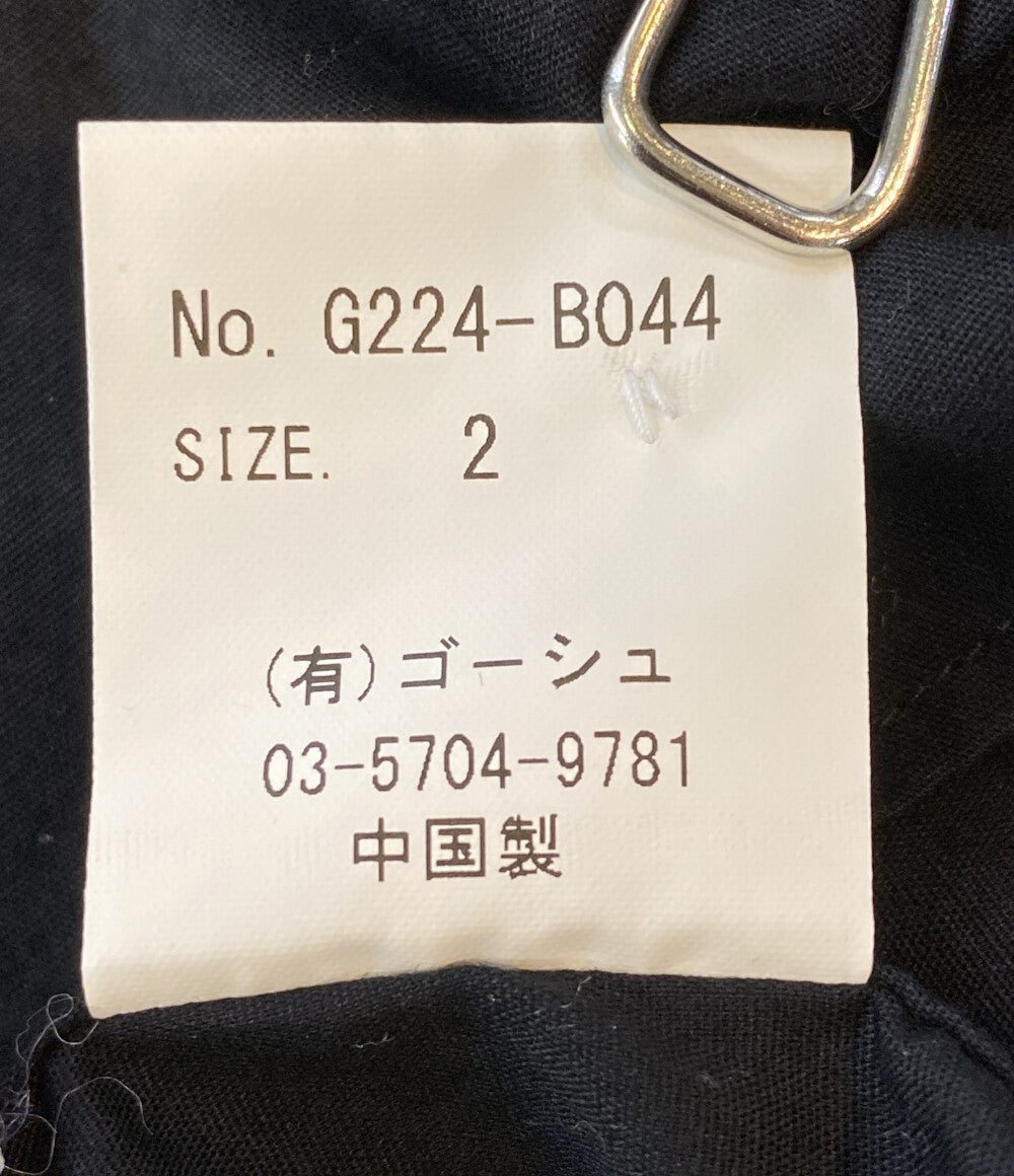 ゴーシュ ゴーシュ 長袖シャツ ハイネック ブラック 綿100% G224-B044 レディース SIZE 2