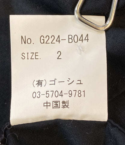 ゴーシュ ゴーシュ 長袖シャツ ハイネック ブラック 綿100% G224-B044 レディース SIZE 2