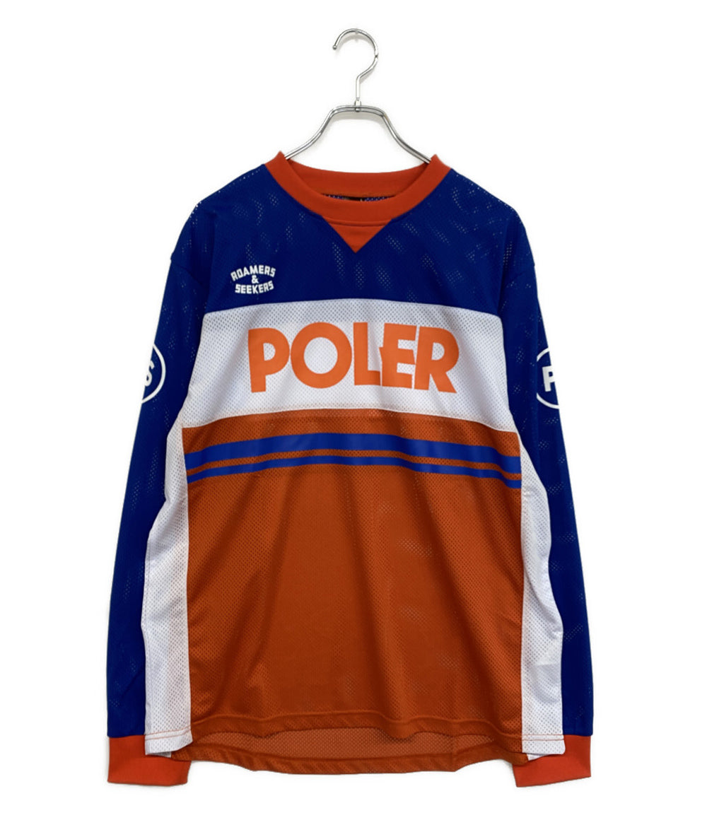 美品 POLeR OUTDOOR STUFF ポーラーアウトドアスタッフ メッシュジャージ メンズ SIZE L