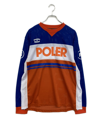 美品 POLeR OUTDOOR STUFF ポーラーアウトドアスタッフ メッシュジャージ メンズ SIZE L