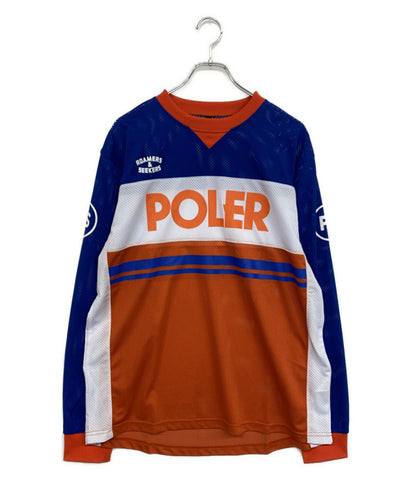 美品 POLeR OUTDOOR STUFF ポーラーアウトドアスタッフ メッシュジャージ メンズ SIZE L