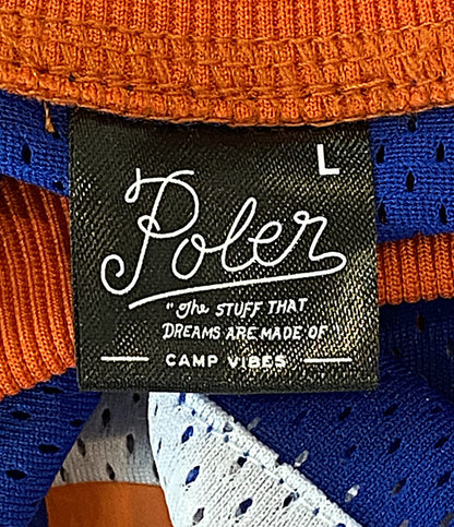 美品 POLeR OUTDOOR STUFF ポーラーアウトドアスタッフ メッシュジャージ メンズ SIZE L