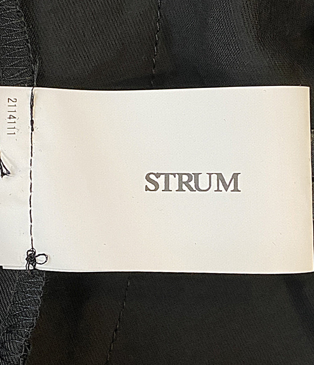STRUM バレルワイドパンツ ポリエステル ストレッチ ツイル STC201-03 メンズ SIZE 4 ストラム