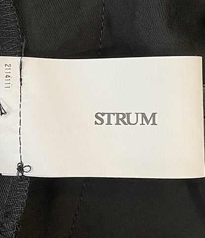 STRUM バレルワイドパンツ ポリエステル ストレッチ ツイル STC201-03 メンズ SIZE 4 ストラム