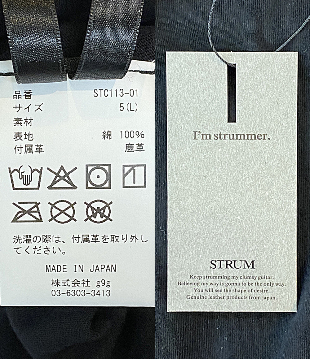 STRUM 半袖Ｔシャツ ナチュラルソフト天竺 ワイド Tシャツ STC113-01 メンズ SIZE 5 ストラム