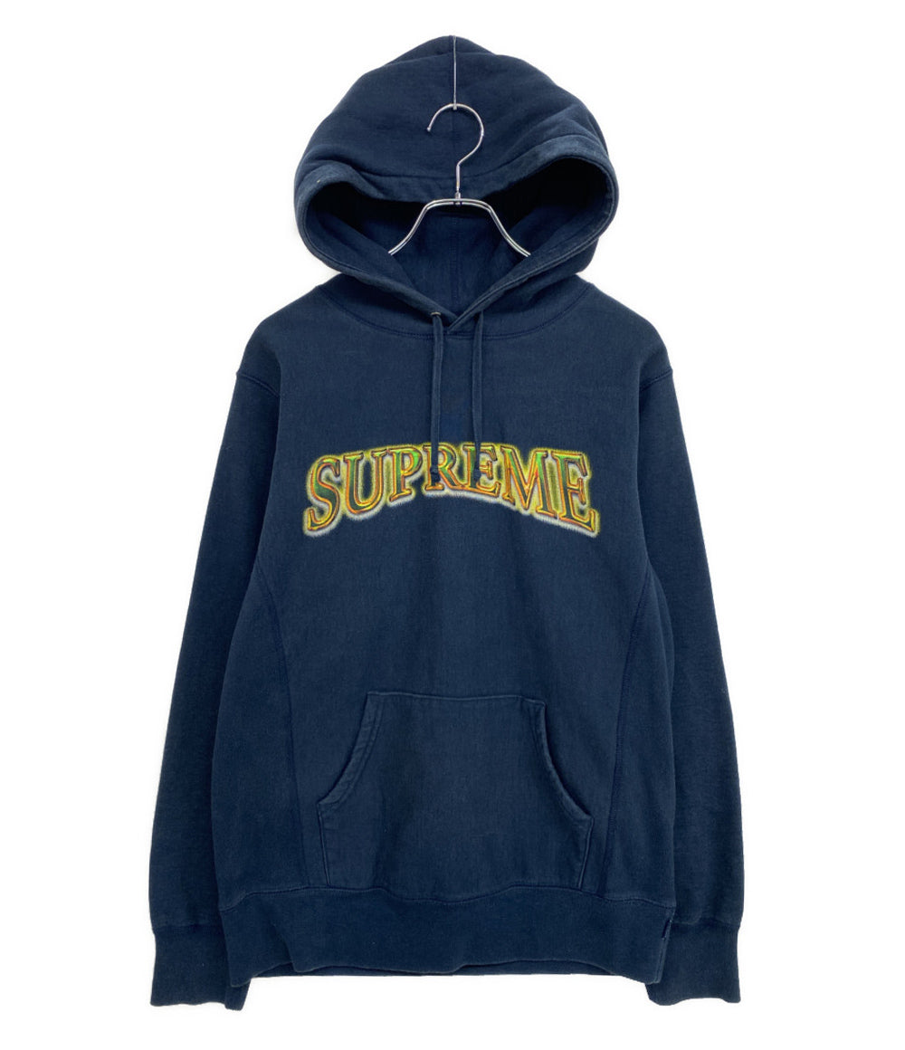Supreme パーカー メタリックアーク ネイビー CANADA製 メンズ SIZE M シュプリーム