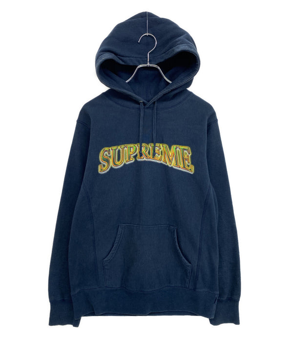 Supreme パーカー メタリックアーク ネイビー CANADA製 メンズ SIZE M シュプリーム