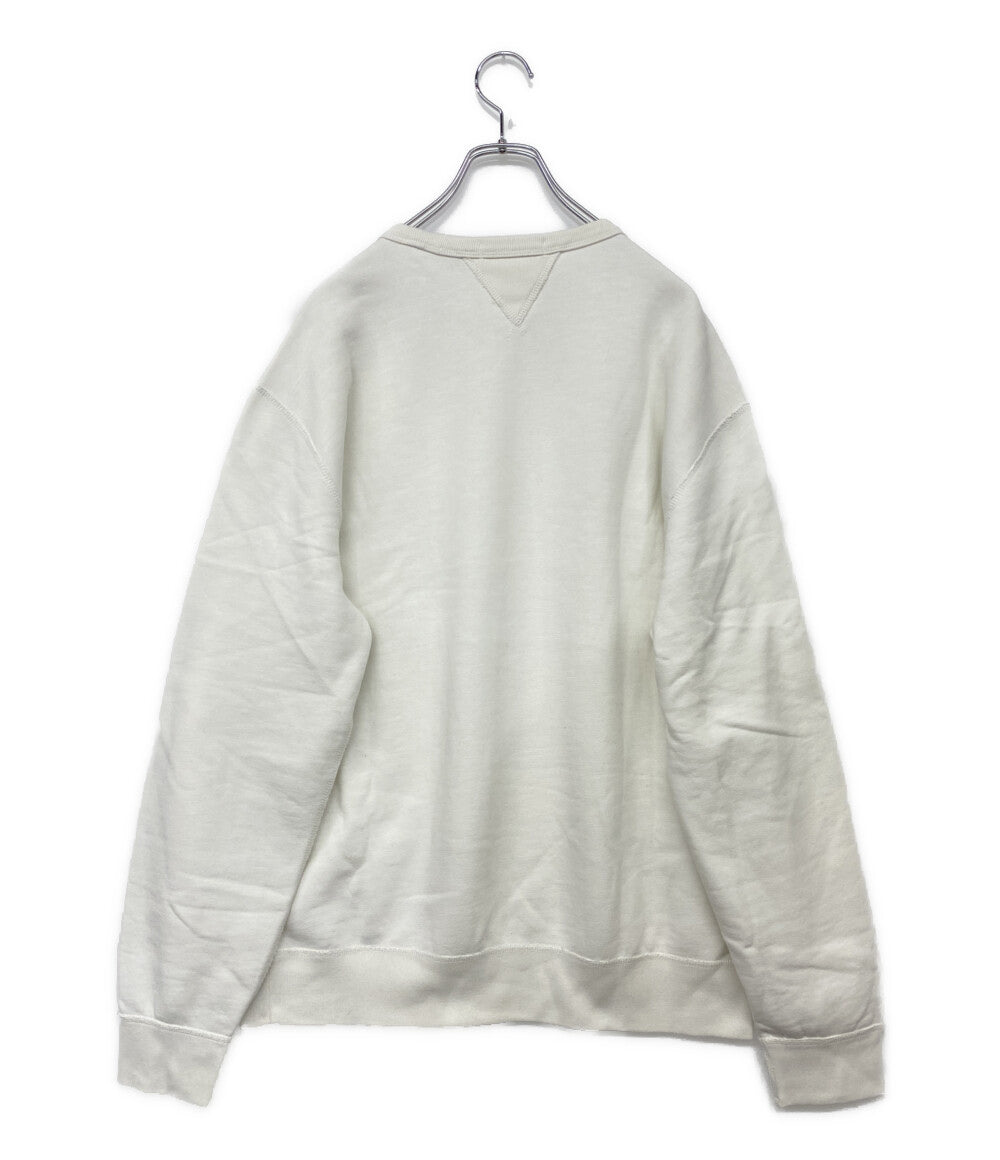 POLO RALPH LAUREN スウェット 両Vガゼット ポケ付 ホワイト メンズ SIZE L ポロ・ラルフローレン