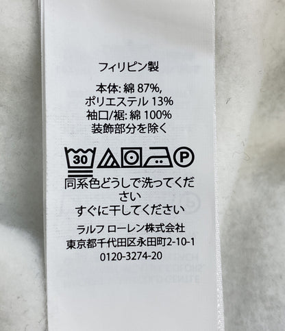 POLO RALPH LAUREN スウェット 両Vガゼット ポケ付 ホワイト メンズ SIZE L ポロ・ラルフローレン
