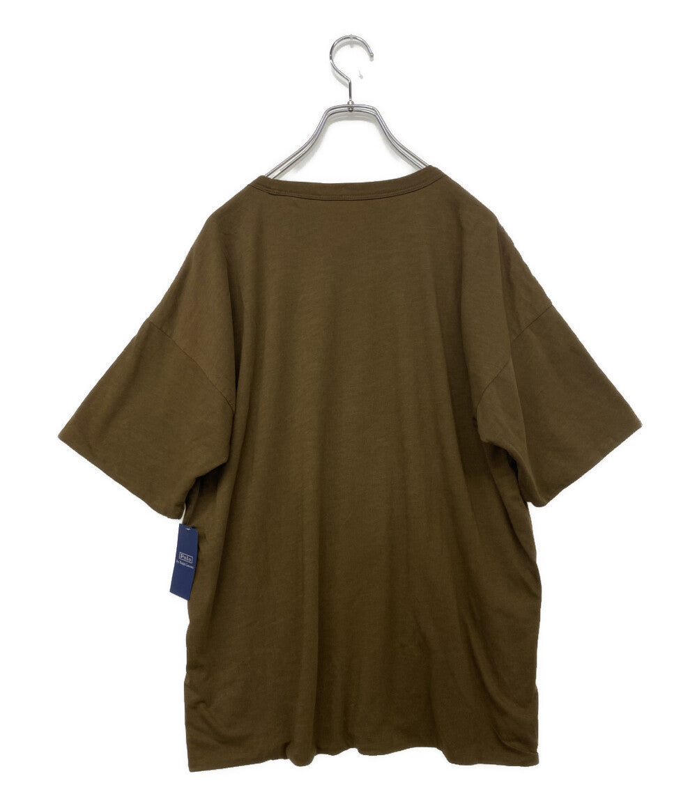 POLO RALPH LAUREN 半袖Ｔシャツ REVERSIBLE TEE BROWN×MUST メンズ SIZE - ポロ・ラルフローレン