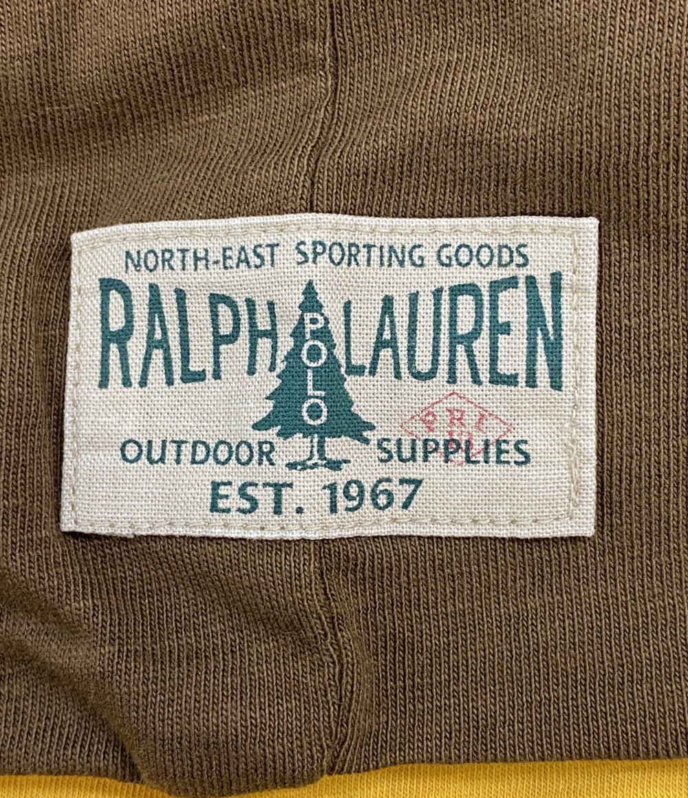 POLO RALPH LAUREN 半袖Ｔシャツ REVERSIBLE TEE BROWN×MUST メンズ SIZE - ポロ・ラルフローレン