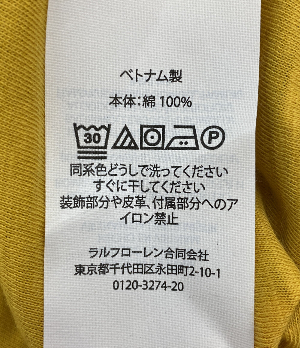POLO RALPH LAUREN 半袖Ｔシャツ REVERSIBLE TEE BROWN×MUST メンズ SIZE - ポロ・ラルフローレン