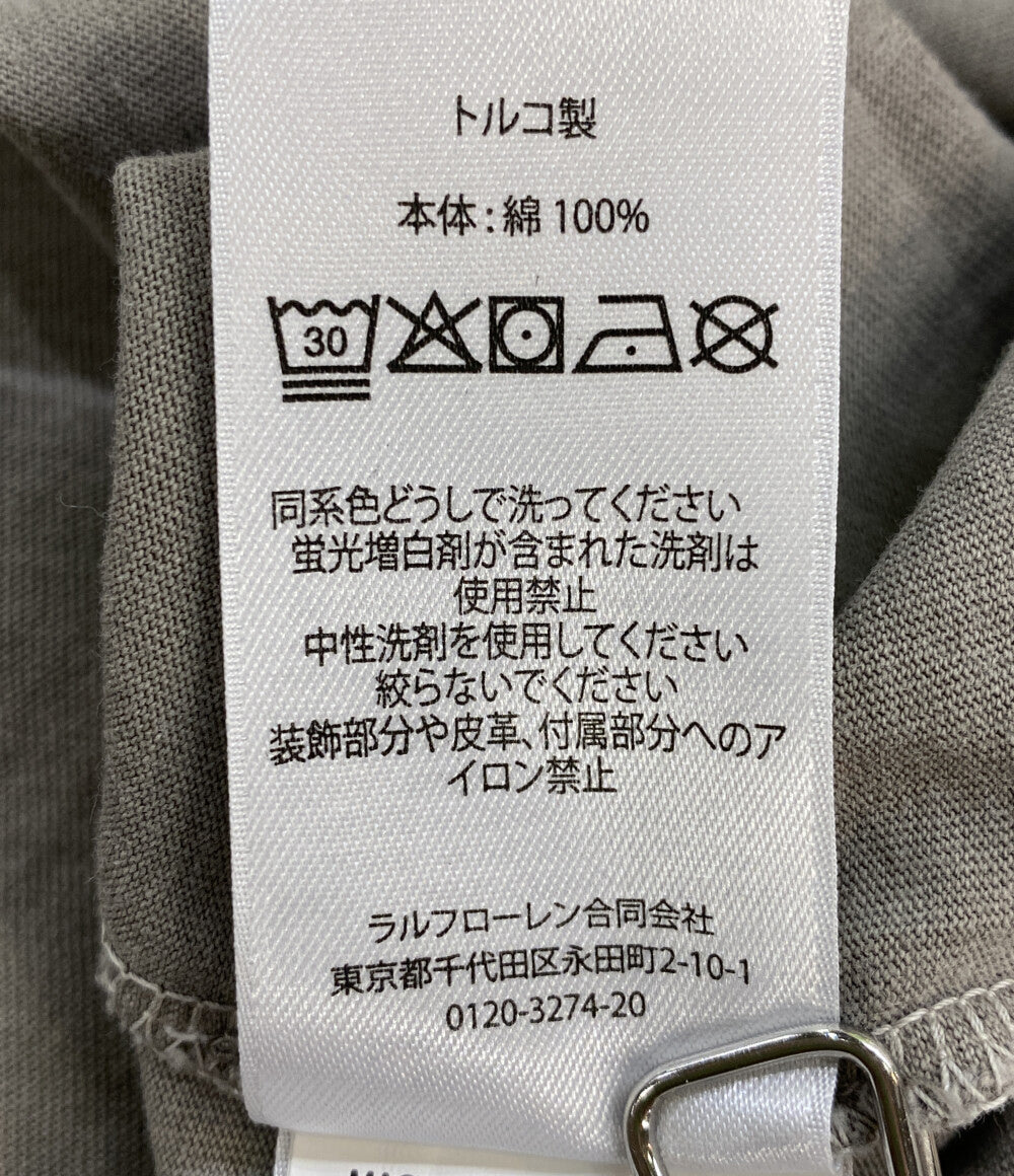 POLO RALPH LAUREN 半袖Ｔシャツ ORGANIC YARNS AND THE DYE TEE GRAY メンズ SIZE L ポロ・ラルフローレン