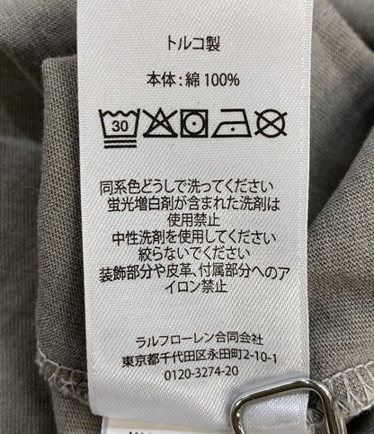 POLO RALPH LAUREN 半袖Ｔシャツ ORGANIC YARNS AND THE DYE TEE GRAY メンズ SIZE L ポロ・ラルフローレン