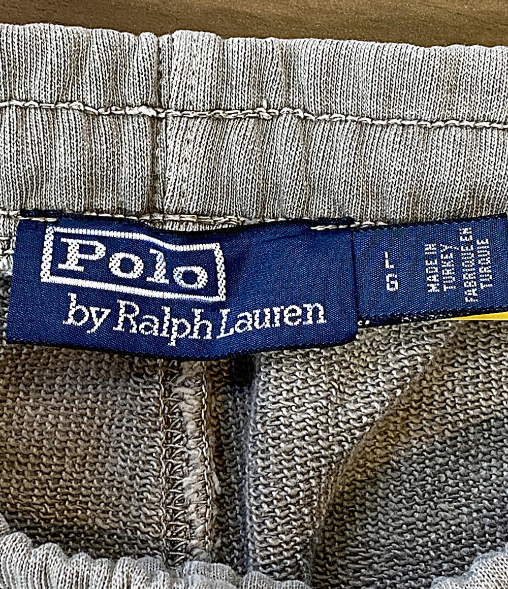 POLO RALPH LAUREN ショートパンツ 6-INCH GARMENT DYED FLEECE SHORT GRAY メンズ SIZE L ポロ・ラルフローレン
