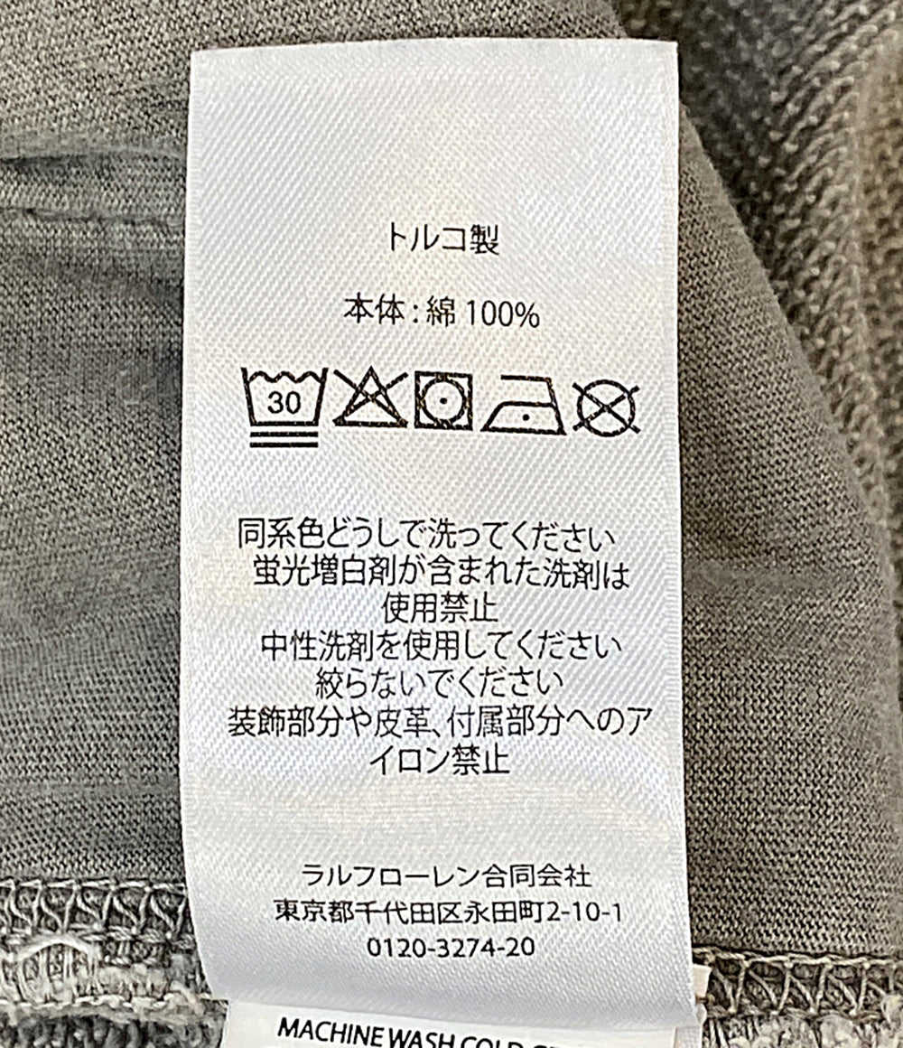POLO RALPH LAUREN ショートパンツ 6-INCH GARMENT DYED FLEECE SHORT GRAY メンズ SIZE L ポロ・ラルフローレン