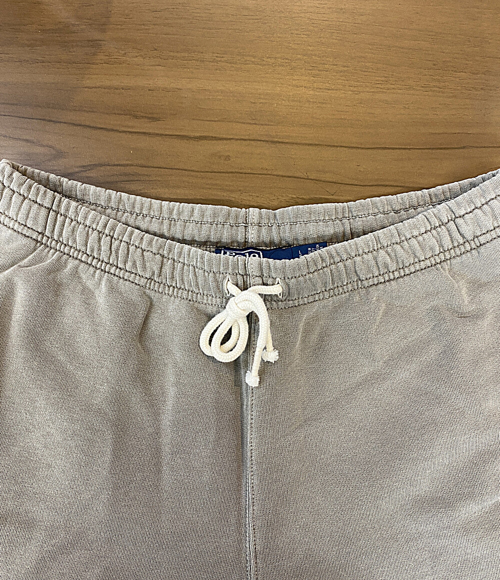 POLO RALPH LAUREN ショートパンツ 6-INCH GARMENT DYED FLEECE SHORT GRAY メンズ SIZE L ポロ・ラルフローレン