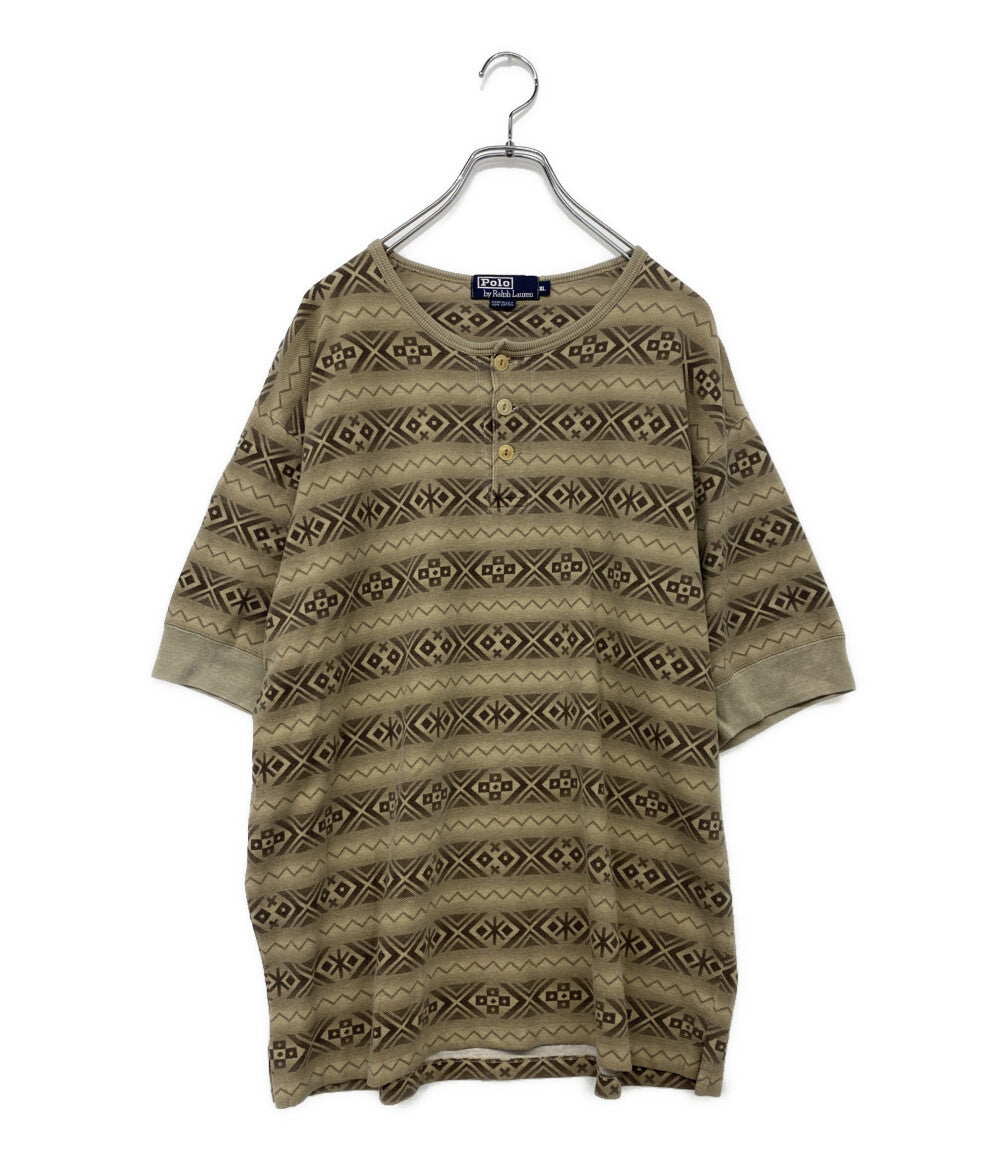 POLO RALPH LAUREN 半袖Ｔシャツ カットソー 90s USA製 VINTAGE ネイティブ メンズ SIZE XL ポロ・ラルフローレン