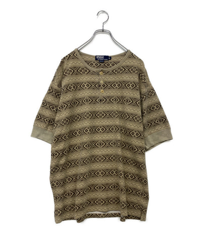 POLO RALPH LAUREN 半袖Ｔシャツ カットソー 90s USA製 VINTAGE ネイティブ メンズ SIZE XL ポロ・ラルフローレン