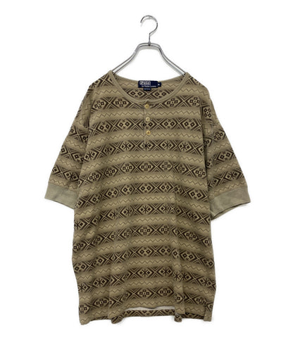 POLO RALPH LAUREN 半袖Ｔシャツ カットソー 90s USA製 VINTAGE ネイティブ メンズ SIZE XL ポロ・ラルフローレン