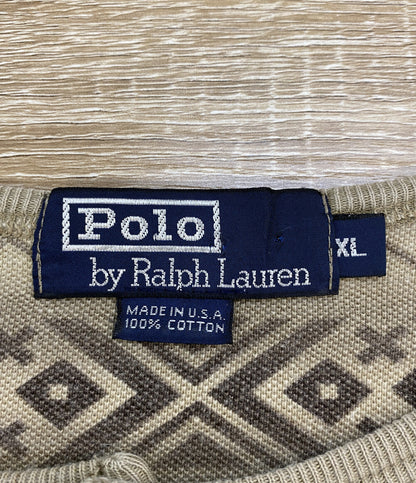 POLO RALPH LAUREN 半袖Ｔシャツ カットソー 90s USA製 VINTAGE ネイティブ メンズ SIZE XL ポロ・ラルフローレン