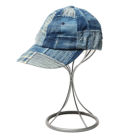 美品 POLO RALPH LAUREN キャップ INDIGO PATCHWORK BALLCAP パッチワーク メンズ SIZE ONE SIZE ポロ・ラルフローレン